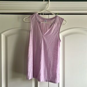 Old Navy linen blend tank, lilac